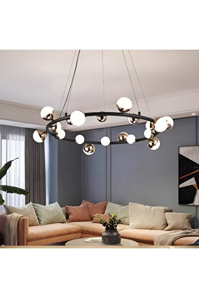 iTin Lustra Suspendata LED Acril Estella cu Telecomanda, Dimabila, 3000K/4000...