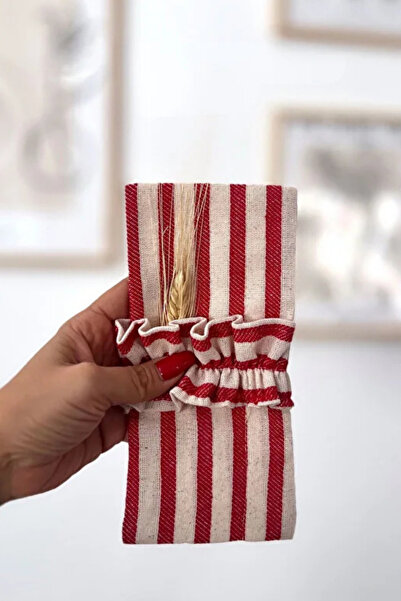 KaiHome 6-Piece Linen 3-Compartment Spoon Holder / Fork-Spoon-Knife Case