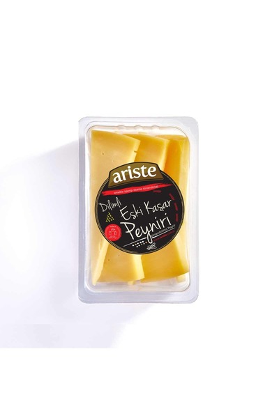 Ariste Keyif Serisi – Dilimli Eski Kaşar Peyniri 200 gr – Olgunlaştırılmış