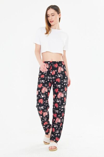 masso Black Be My Love Ayan Suede Sweatpants