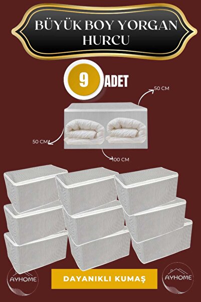 AYHOME EV TEKSTİLİ Kalın Kumaş Büyük Boy 100 X 50 X 50 Cm Pike Battaniye Yorg...