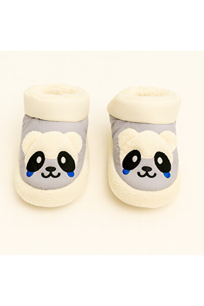 Shoebuo Bebek Çocuk Figürlü Panduf Kaymaz Tabanlı Sevimli Ev Botu Ev Ayakkabısı