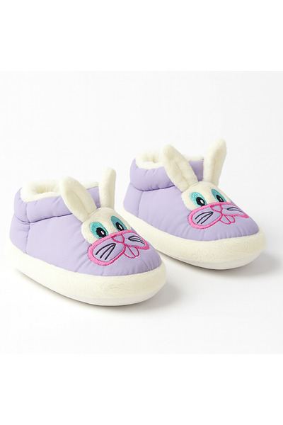 Shoebuo Bebek Çocuk Figürlü Panduf Kaymaz Tabanlı Sevimli Ev Botu Ev Ayakkabısı