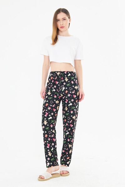 masso Black New Year Ayan Suede Sweatpants