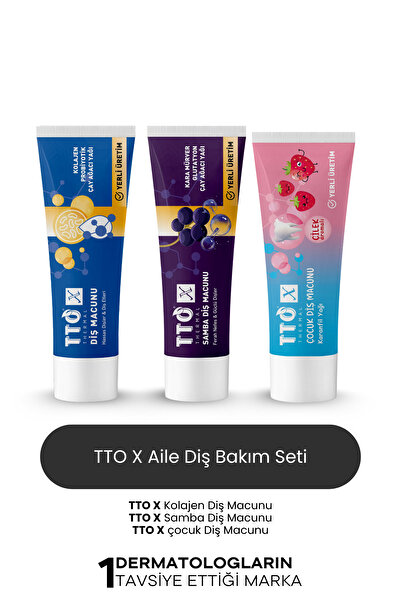 TTO X Aile Diş Bakım Seti (Samba, Kolajen)