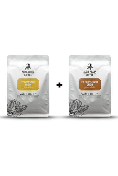 Addis Ababa Coffee Kolombiya Ve Etiyopya Single Origin Avantajlı Paket