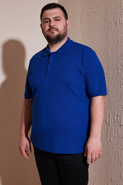 Buratti Cotton Regular Fit Large Size Polo Neck T Shirt Men's POLO Neck T SHI...