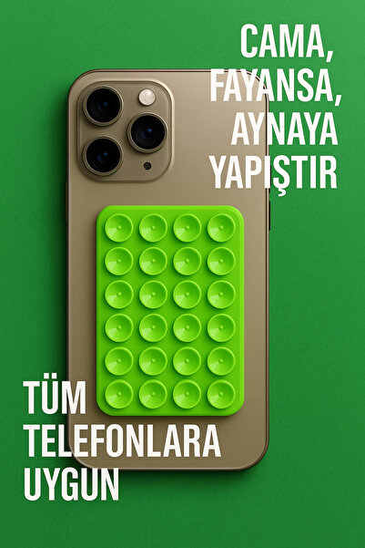 Case collection Telefon Tutucu Vantuz Slikon Vakumlu Cep Telefonu İçin Yapışk...