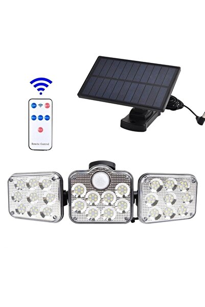 gaman 138 Led Kumandalı Hareket Sensörlü Harici Panelli Güneş Enerjili Solar ...
