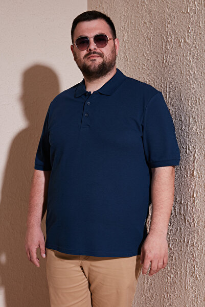 Buratti Cotton Regular Fit Large Size Polo Neck T Shirt Men's POLO Neck T SHI...