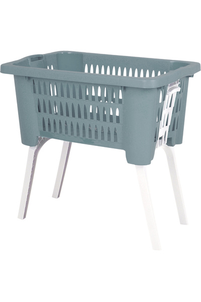 Excellent Houseware laundry basket with legs, polypropylene, 25x40x60 cm, var...