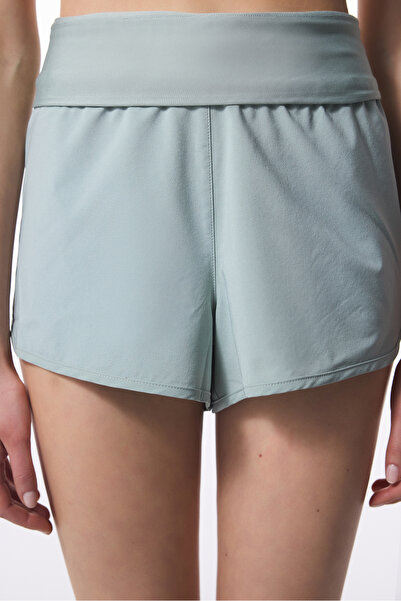Penti Light Green Folded Swim Shorts