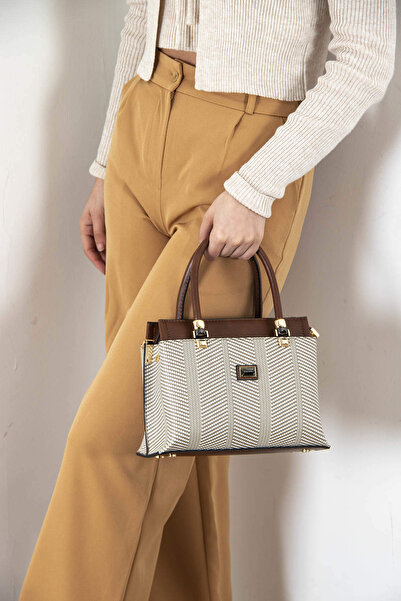 Silver Polo حقيبة يد وحقيبة كروس نسائية 826