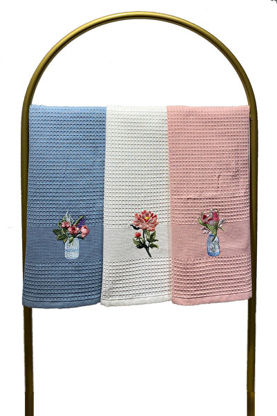 Niateks design marketing sewig house %100 Pamuklu 3 Parça Nakışlı Mutfak Kuru...