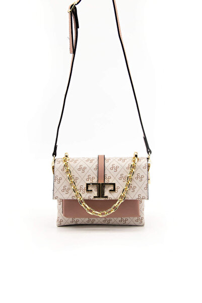 Silver Polo حقيبة كروس نسائية باللون الوردي - سالمون SP1148