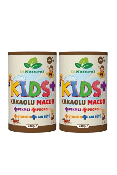 DRNATURAL 2 Adet Kids Çocuk Macunu Kakaolu Arı Sütü Propolis Pekmez ve Vitami...