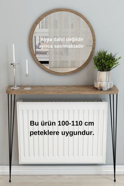 TALAŞTOZUM 120 cm atlantik oval  petek üstü raf dresuar (100-110 cm petekler ...