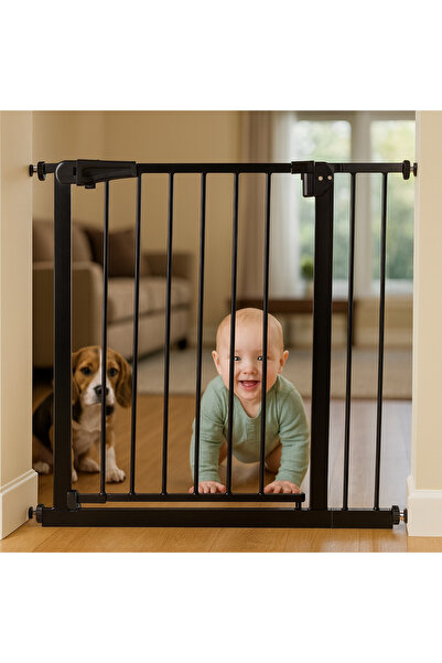 ideal STORE Πόρτα ασφαλείας idealSTORE για παιδιά και κατοικίδια, ρυθμιζόμενη 75-95 cm, ύψος 77 cm, βάση πίεσης