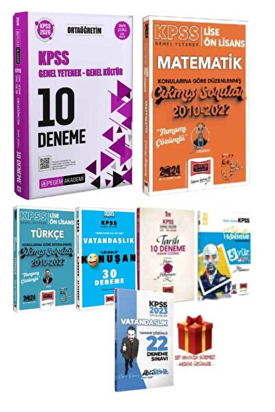 Pegem Akademi Yayıncılık 2026 Pegem Kpss Ortaöğretim Gygk Soru Bankası Seti Y...