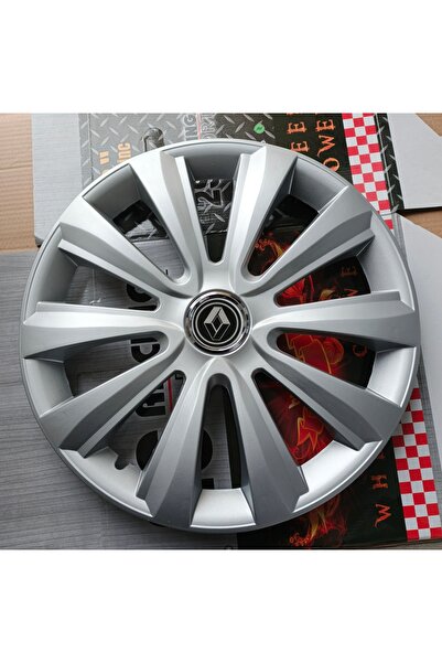 Universal Renault Clio/Megan Uyumlu 16" Jant Kapağı 4'lü Takım Amblem Hediyeli