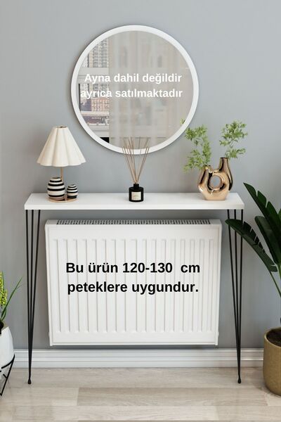 TALAŞTOZUM Beyaz Petek Üstü Çok Amaçlı Raf & Dresuar 140 Cm