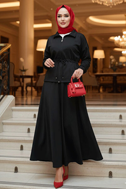 N.S NEVA STYLE Costum din două piese cu fustă neagră 13251S