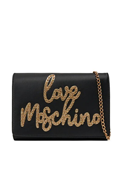 Love Moschino Kapitoneli Çıkarılabilir Zincir Askılı Kadın Çapraz Çanta JC405...