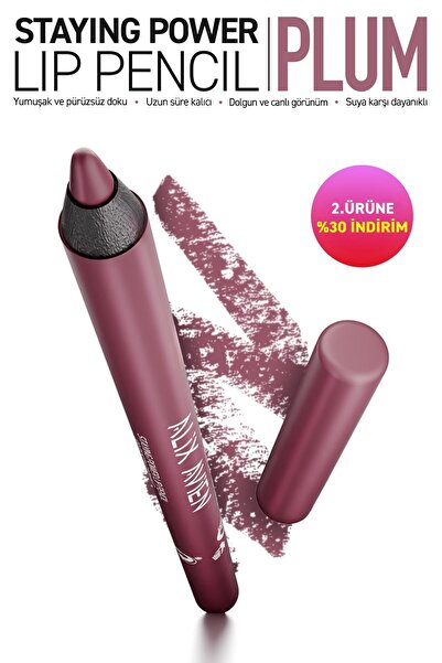 Alix Avien Suya Dayanıklı Uzun Süre Kalıcı Yumuşak Dudak Kalemi - Staying Pow...