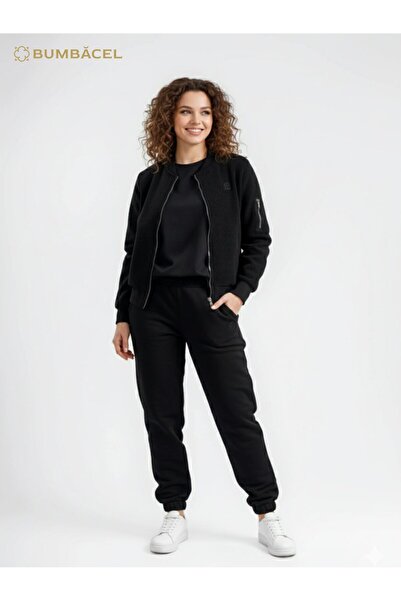 Bumbăcel Set pentru dame cu bomber și pantaloni