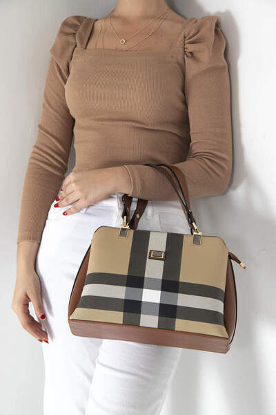 Silver Polo Geantă de mână și de cruce pentru femei 972