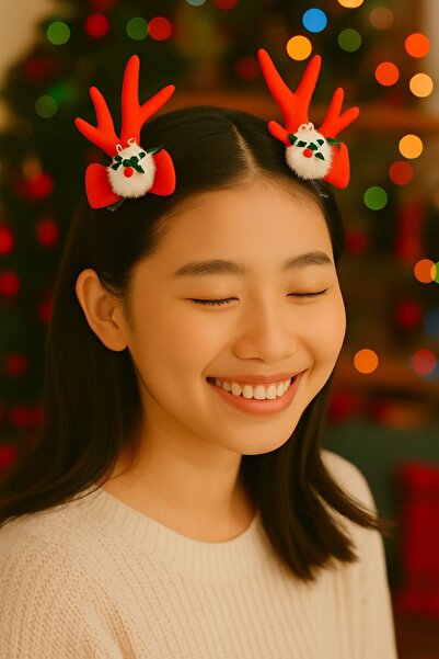 YOYOSO New Year's Deer Detailed Double Buckle