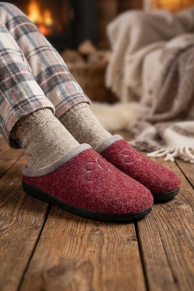 GEZER Kadın Kışlık Ev Bahçe Terlik