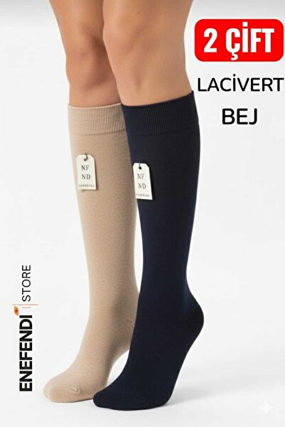 NF ND ENEFENDİ ЧОРАПИ ЗА МАМА 2 ЧИФТА ДО КОЛЕНАТА ДЕБЕЛИ ТОПЛИ ЕЛАСТИЧНИ ВЪЛН...