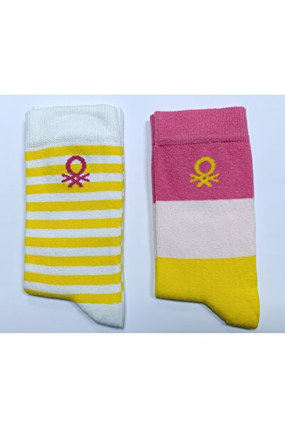 United Colors of Benetton Set de 2 șosete Benetton United Colors Socket pentr...