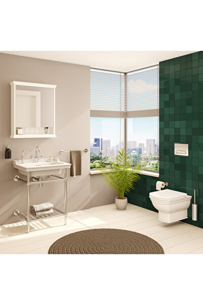 VitrA Base 300 A44109 Uzun Havluluk, Krom