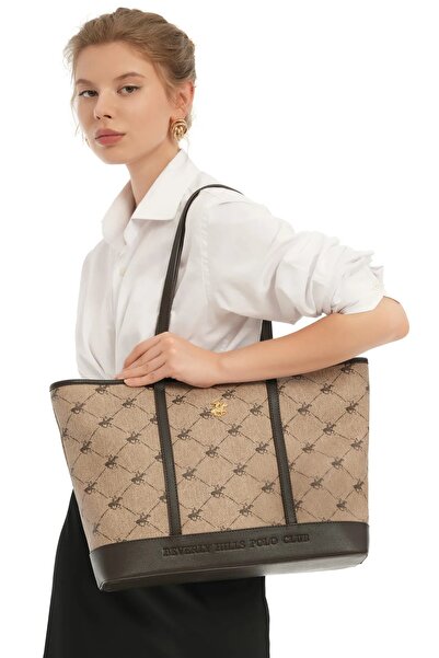 Beverly Hills Polo Club 05BHPC111 Model Women's Shoulder Bag - Sand