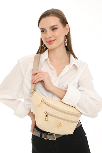 Beverly Hills Polo Club Beige Women's Waist Bag 05BHPC8003