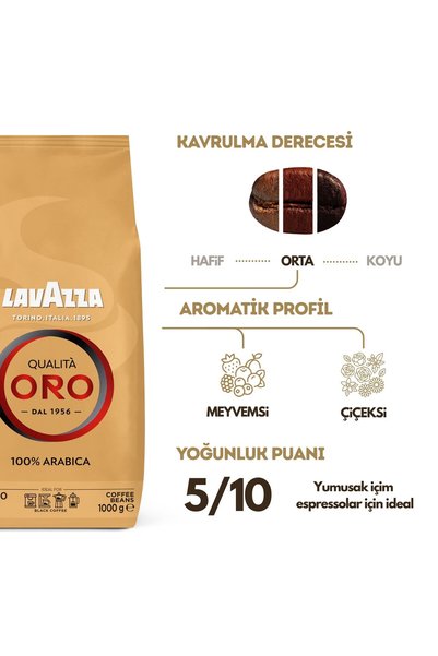 LavAzza Qualita Oro Çekirdek Kahve 1 Kg