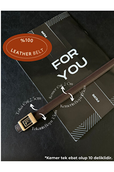 Fiori حزام نسائي من الجلد الطبيعي المقوس بشعار F وإبزيم ذهبي، حزام نسائي ذهبي، حزام للبنطلون