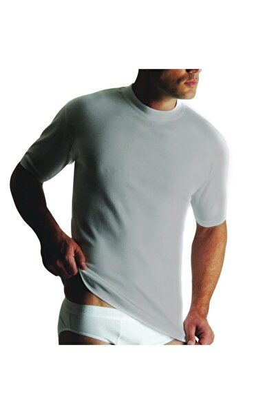 Yıldız İç Giyim Star 55 Oversize Men's Gray Doctor Collar Tank Top