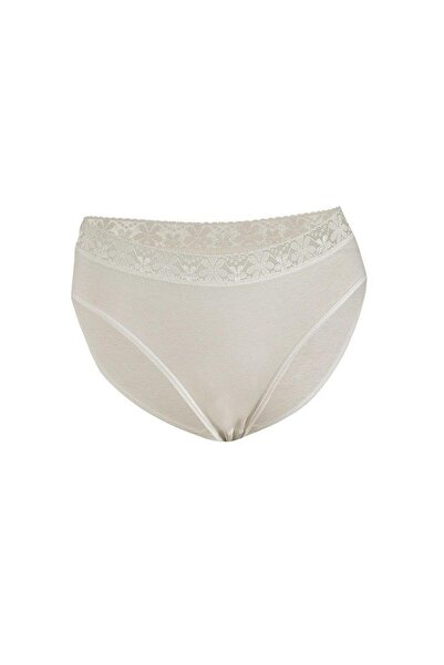 Yıldız İç Giyim Γυναικεία εσώρουχα μπικίνι Star 3523 Ecru Lace Waist