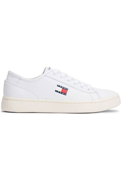 Tommy Hilfiger Tommy Jeans Court Low Kadın Beyaz Spor Ayakkabı