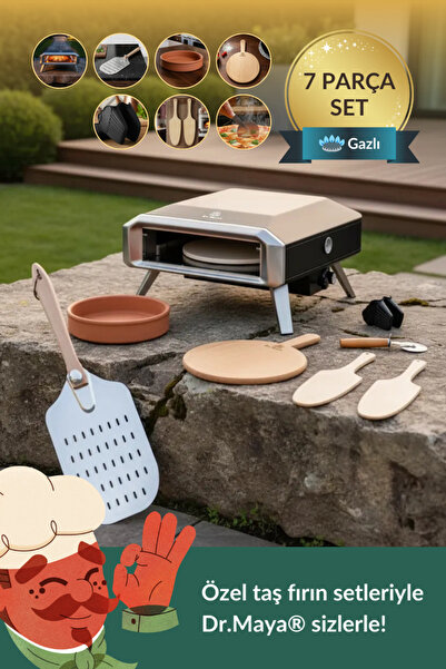 Dr.Maya Özel Bahçe Seti Ürün Grubu - 7 Parça | Garden Bahçe Taş Fırın Makines...