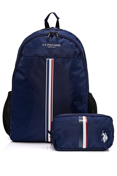 U.S. Polo Assn. يو اس بولو. أسن. مجموعة حقائب مدرسية للجنسين PLSET25045