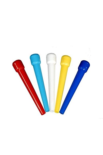 Rozen Nargile Sipsisi 5 Paket (200adet) Hijyenik Nargile Ağızlığı - Renkli Plastik Sipsi