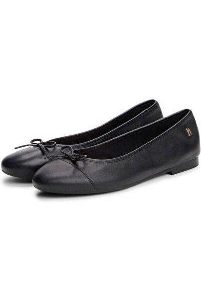 Tommy Hilfiger Balerina din piele TOE CAP