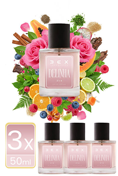 3ex 214 - P.d.m Delina 3x50ml Kadın Parfüm 214