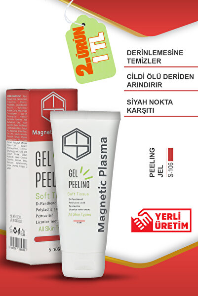 MAGNETİC PLASMA Tüm Ciltler Için Ölü Derilerden Arındıran, Yenileyici Aydınlatıcı Peeling Jel - 100ml