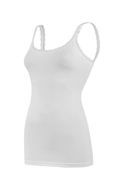 Yıldız İç Giyim Yıldız 2270 Лікра з бретелями Тонка мереживна жіноча майка