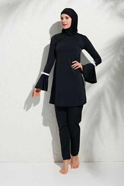 Pierre Cardin 191934 Costum de baie cu mâneci lungi și volan pentru femei